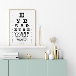 tibetan inspired eye exercise chart digital download etsy canada