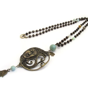 Collier Bouddha Amazoniet image 10