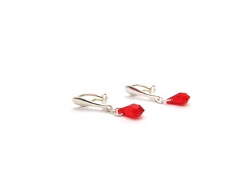 Boucles d'oreilles clips Swarovski® Siam