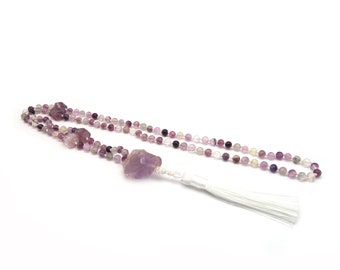 Mala necklace Fluorite