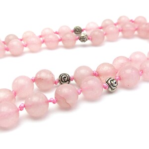 Necklace Rose Quartz Rose image 8