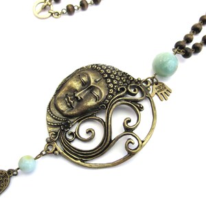 Necklace Boeddha Amazonite image 3