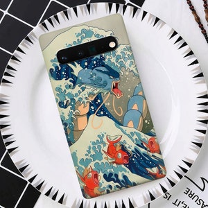 Japanese fish Pixel 7 Pro case Pixel 8 case Google Pixel 6a waves case Pixel 7 case dragon Pixel 5a5G case Pixel 4a ocean case Pixel 4XL