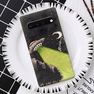 Google Pixel 5 space case Pixel 7a case UFO case Pixel 4a 5G case Google Pixel 8 case alien Pixel 6a case Pixel 4Xl Pixel 2 XL case Pixel XL