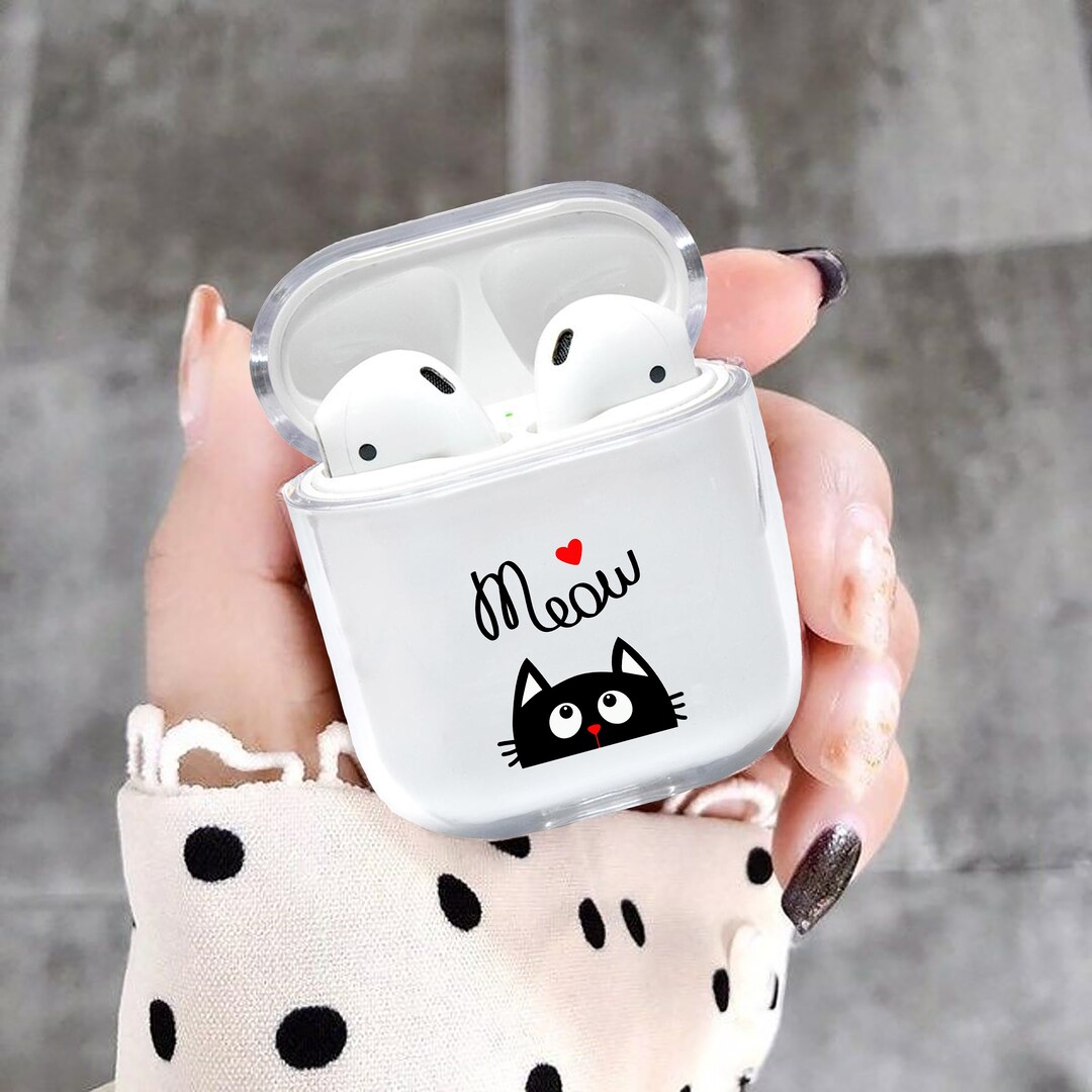 Airpods Case Cats Case AirPod Pro Case Clear Case Airpods Etsy
