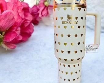 Laser Engraved Valentine&#39;s Day Love Hearts Tumbler