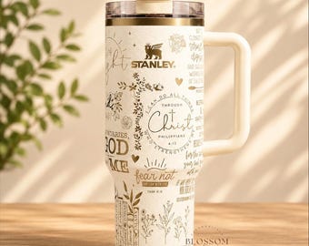 Laser Engraved Daily Affirmations, Christian, Religious Tumbler