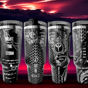 Laser Engraved Onyx Storm, Fourth Wing Tumbler, 4th Wing, Fourth Wing Merch