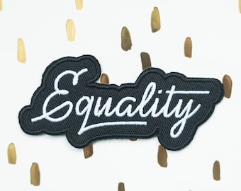 Parche termoadhesivo bordado "Igualdad" - Orgullo Feminista LGBT
