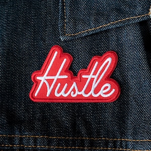 Hustle Embroidered Patch