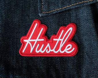 Hustle Embroidered Patch