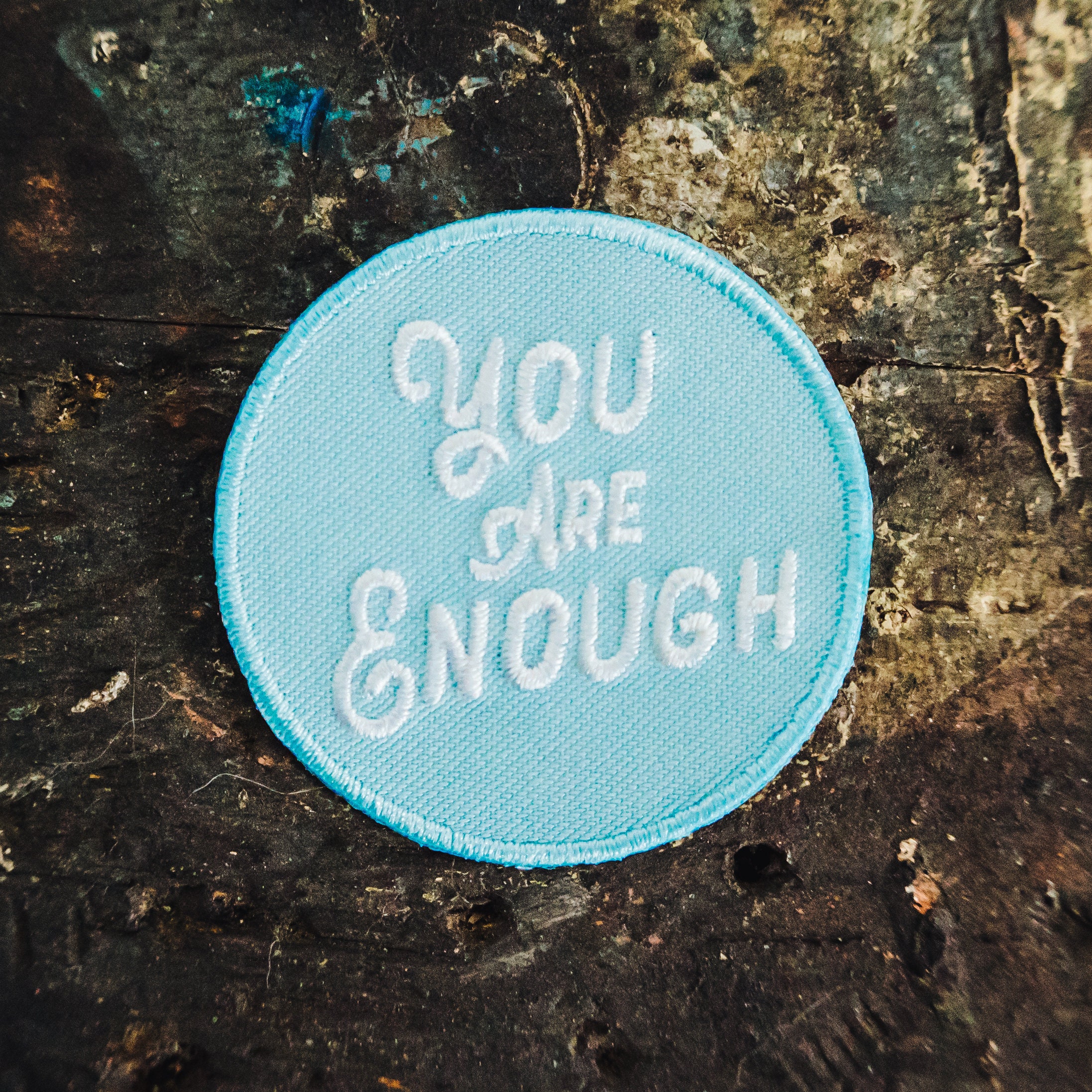 You Are Enough Iron On Embroidered Patch, Feminism, Feminist, Mental …