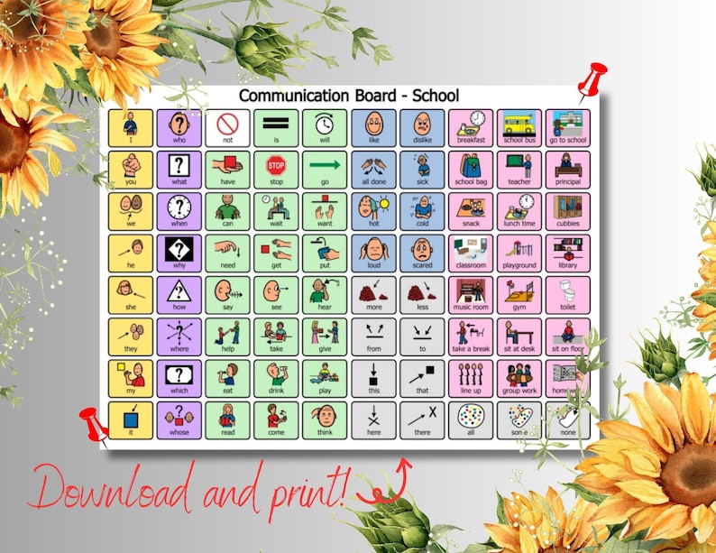 Visuals for Autism Visual Aid PDF Printable Communication Aid