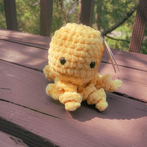 Octopus Plushie | Handmade Crochet | Soft Stuffed Animal