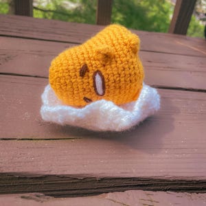 Gutetama Plushie | Handmade Crochet | Soft Stuffed Animal
