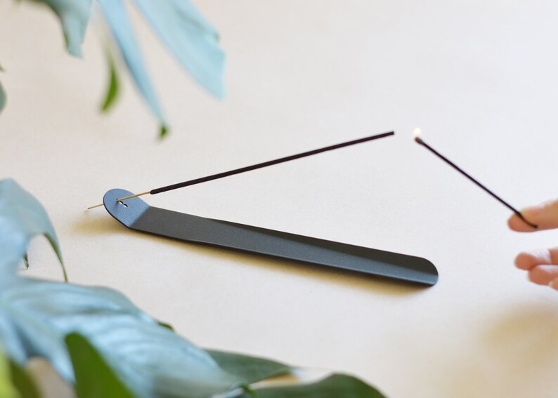 Origami Incense Holder / Burner Matte Metal 10 long Etsy