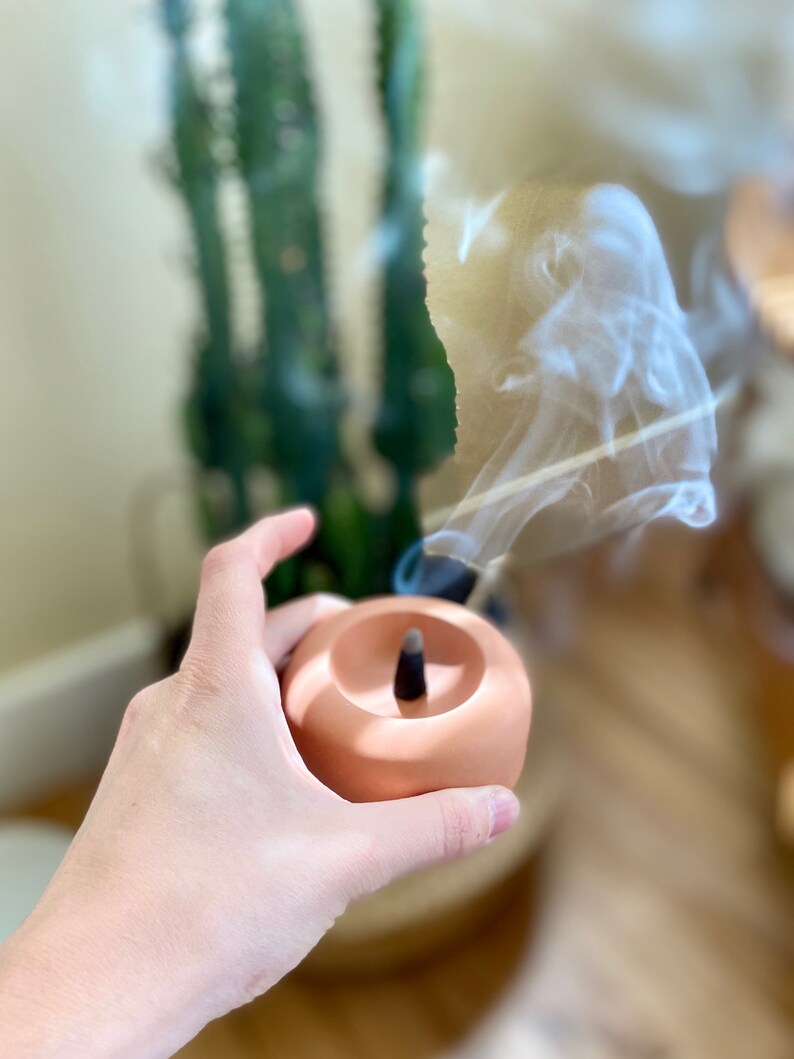 Cone & Japanese Stick Concrete Incense Holder / Incense Burner Etsy