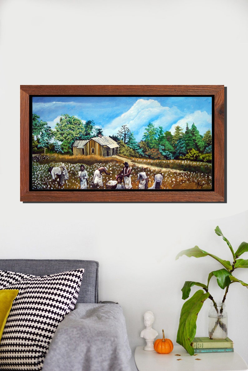 Original Art The Harvest Collection 2 Canvas Painting Giclee Print Hand Painted Embellished with Acrylics unstretched canvas oil