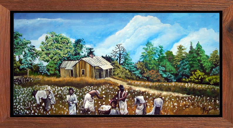 Original Art The Harvest Collection 2 Canvas Painting Giclee Print Hand Painted Embellished with Acrylics unstretched canvas oil