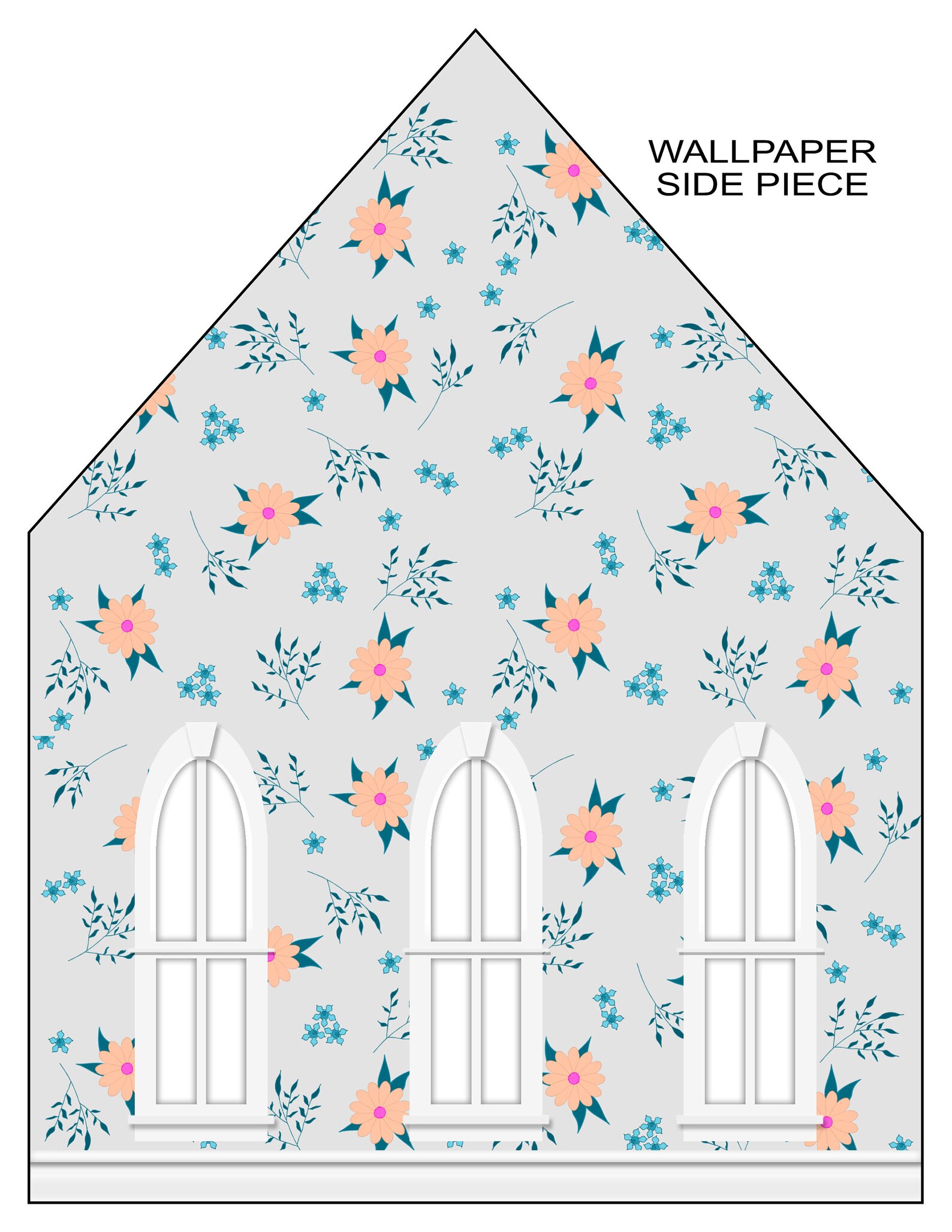 Printable Victorian Paper Dollhouse Cottage DIY Kids Craft Kit - Etsy