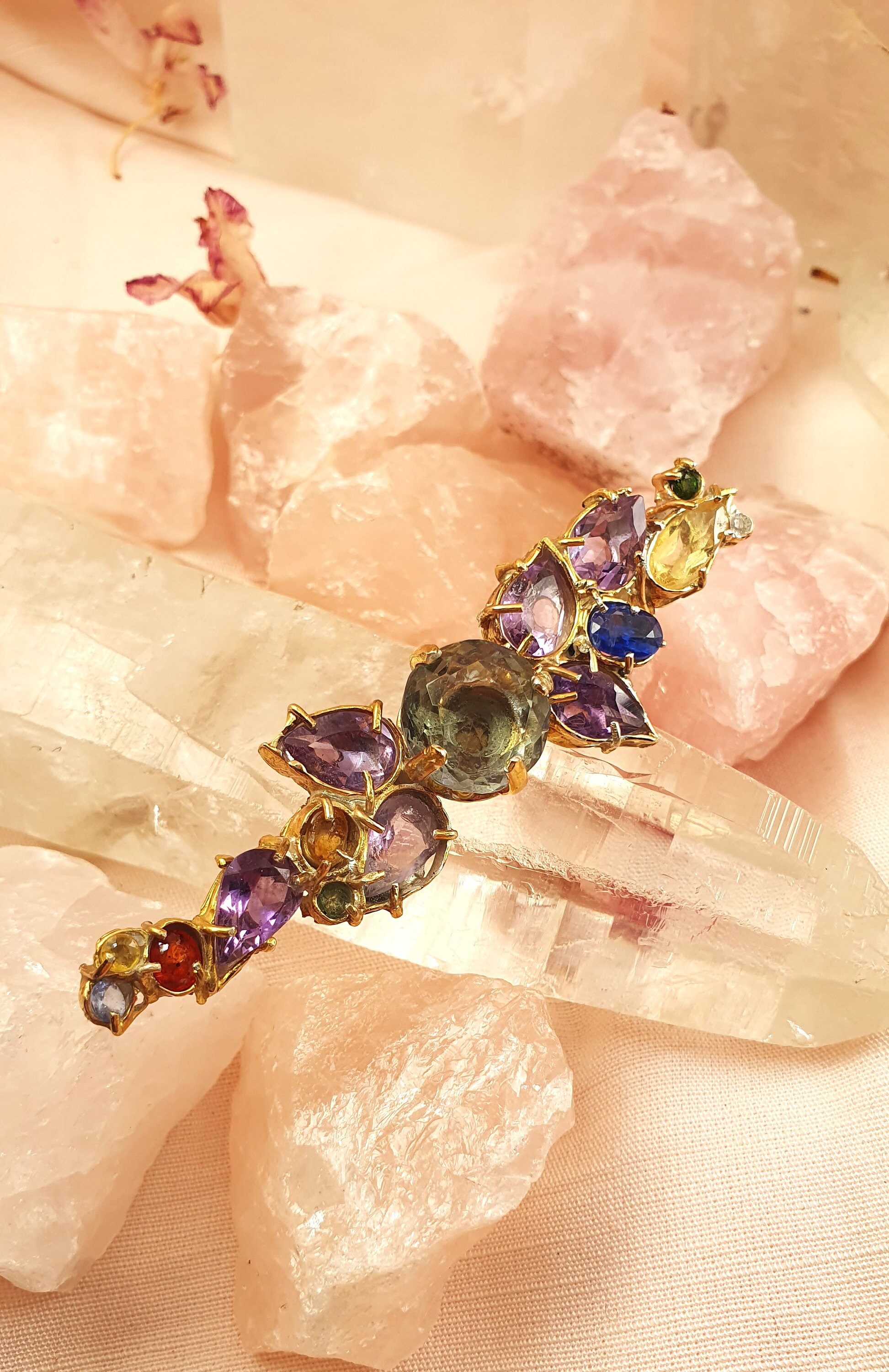 Alexandrite brooch sale