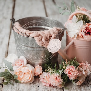 Newborn Digital Backdrop bucket, flowers