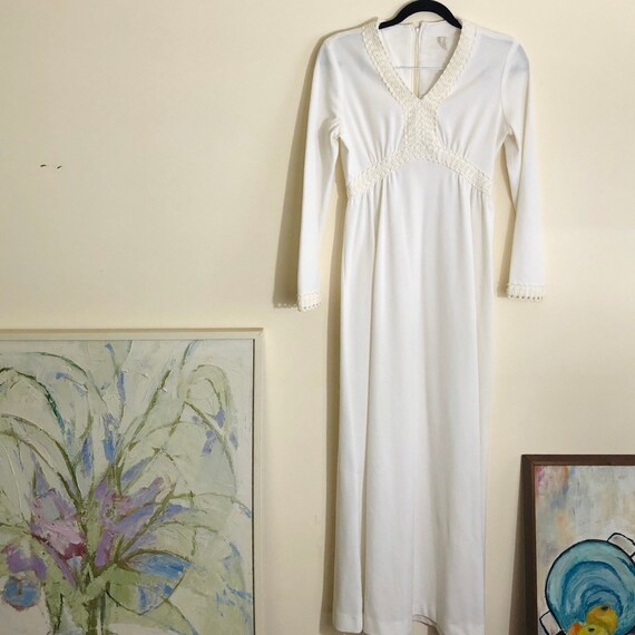 Vintage White Maxi Dress