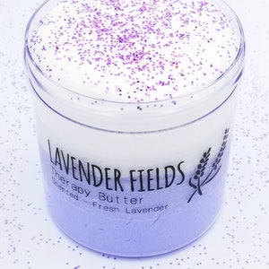 Lavender Fields Aromatherapy Butter Slime, Scented, Very Soft and Stretchy