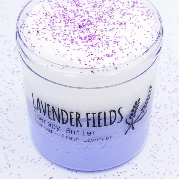 Lavender Fields Aromatherapy Butter Slime, Scented, Very Soft and Stretchy
