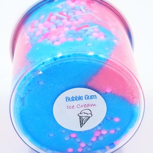 Bubble Gum Ice Cream Cloud Slime, Drizzly and Fluffy, Scented image 4