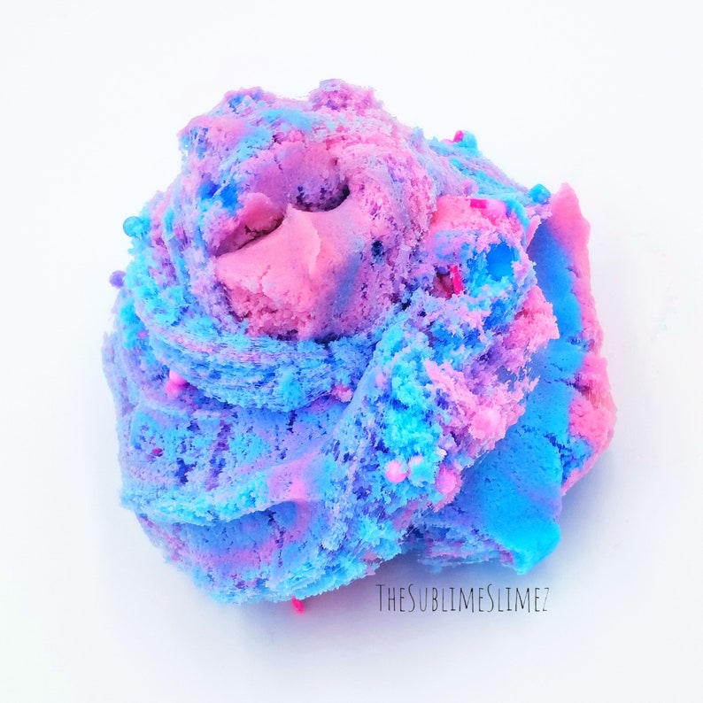 Bubble Gum Ice Cream Cloud Slime, Drizzly and Fluffy, Scented image 3
