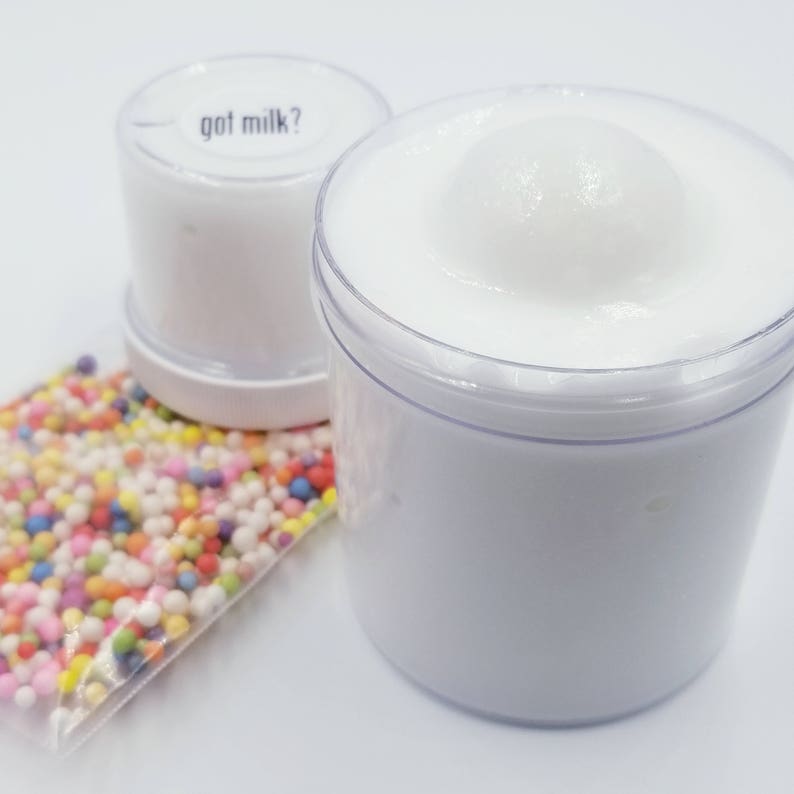 Cereal Milk Slime, Thick and Glossy, Scented Like Fruity Pebbles, Very Clicky with Great Bubble Pops image 3