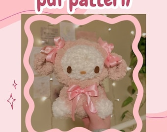 PDF PATTERN *** Sweet sheep amigurumi crochet pattern