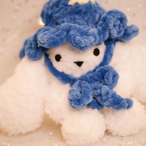 tulip bunny amigurumi handmade plush, soft cuddly stuffed animal, perfect for gifts, handmade crochet