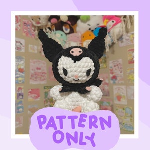 PDF PATTERN *** Evil bunny amigurumi crochet pattern