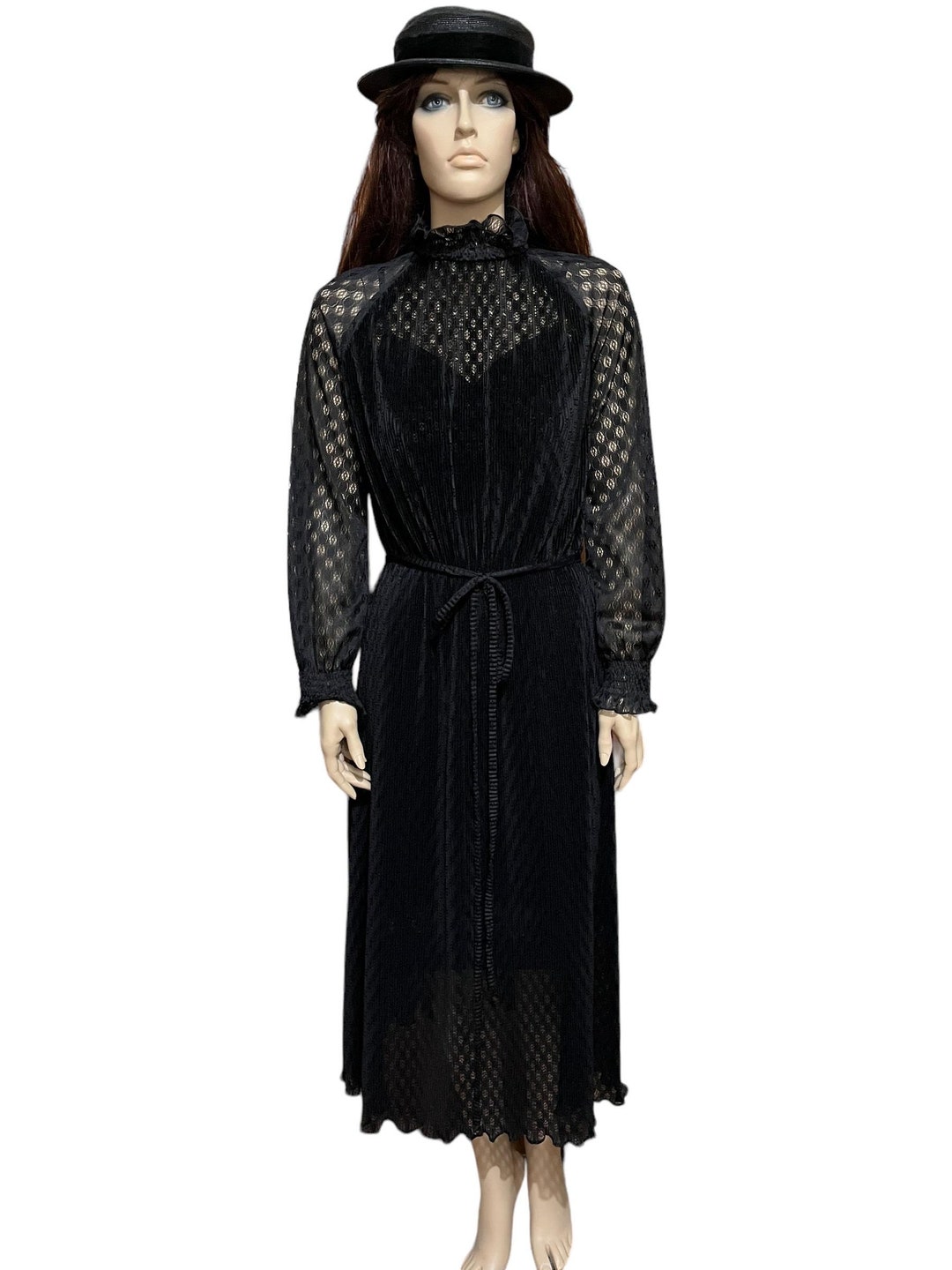 meshki black dress Maci Crepe Mini – Celeb Style Hire R&M Richards 9017W Formal long sleeve Size:Free Custom