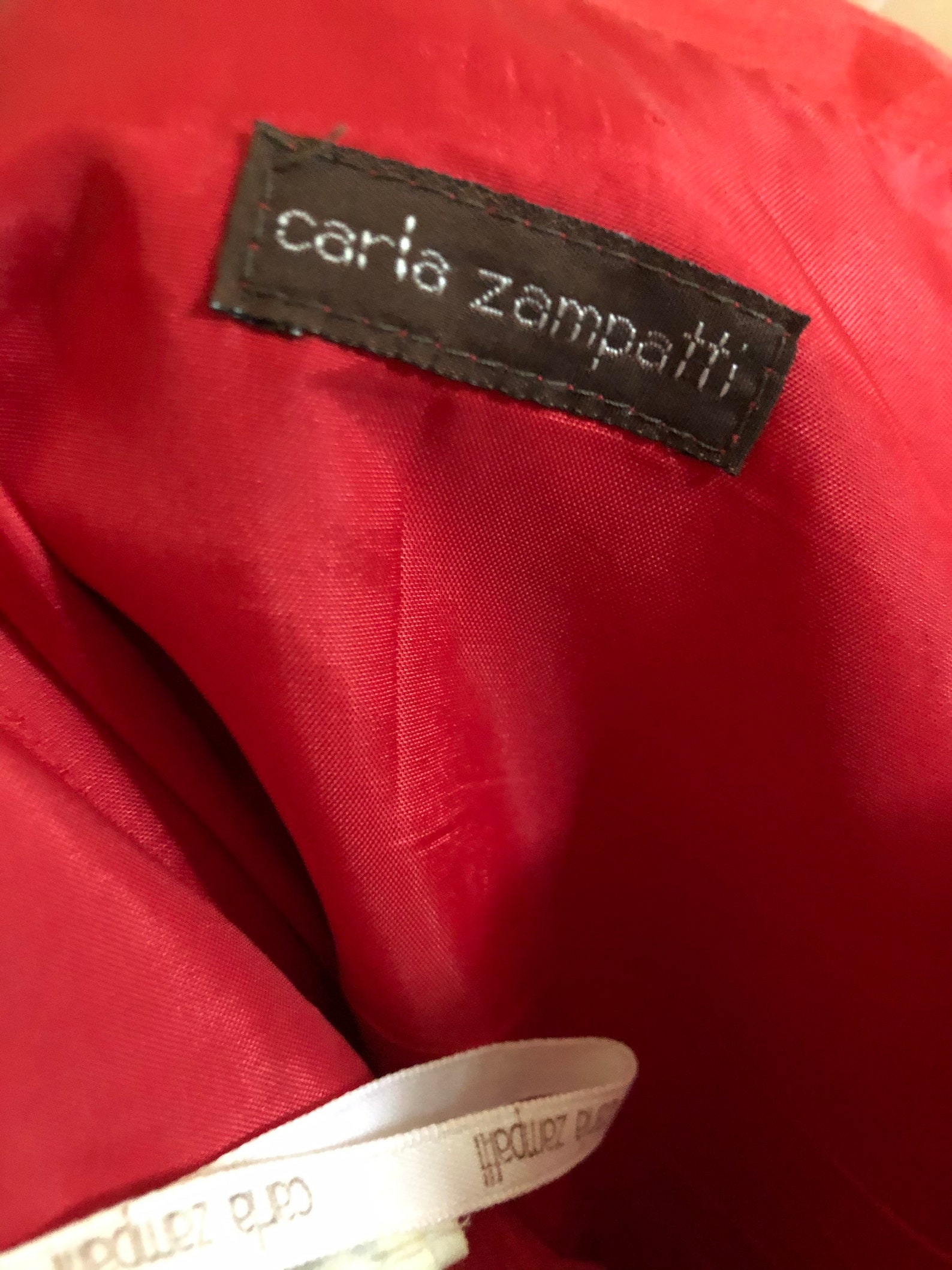 Carla Zampatti silk top vintage 1980s red evening top | Etsy