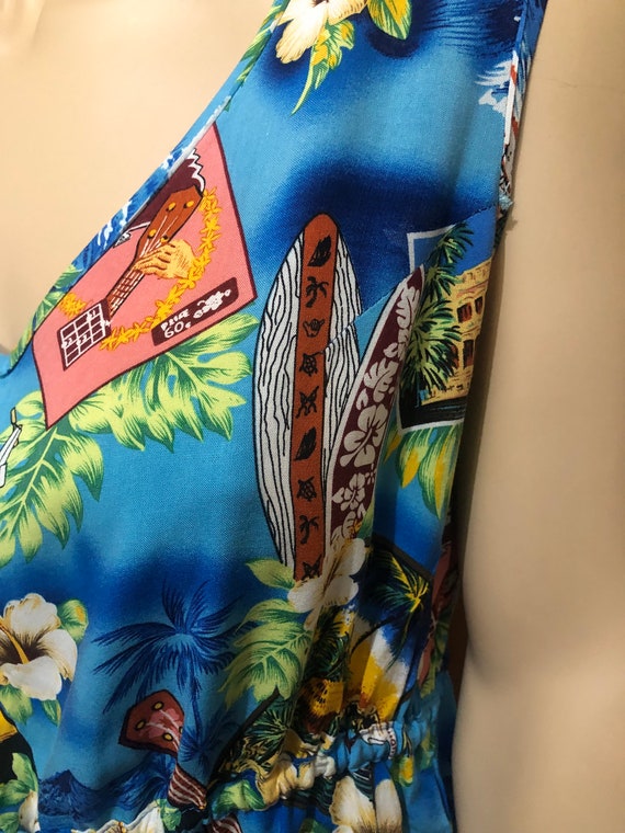 Cotton beach dress, Hawaiian dress, summer Hawaii… - image 9