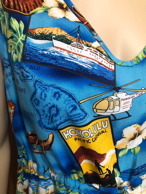 Cotton beach dress, Hawaiian dress, summer Hawaii… - image 10