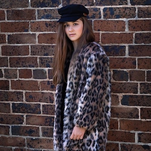 Decjuba leopard clearance coat