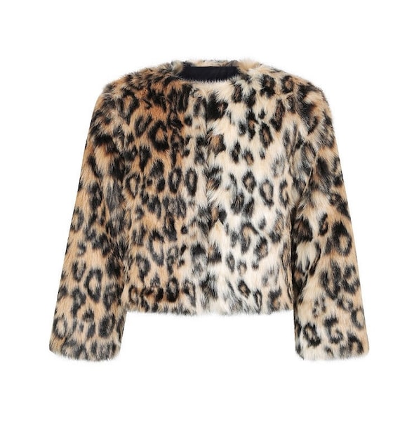 Kids Leopard Print Jacket Winter