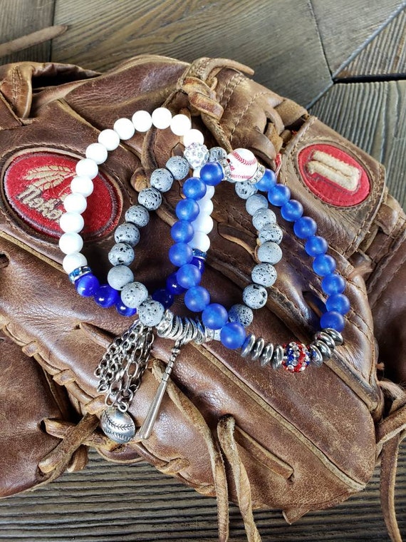 LA Dodgers & Ohtani 2pk Of Clay Beaded Friendship Bracelets Custom Made