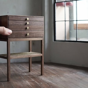 Chest cabinet 1:6 scale - Furniture miniatures for doll, BJD roombox, vintage dollhouse, ooak doll