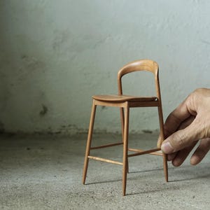 bar kitchen chair 1:6 scale - roombox, antique dollhouse, vintage dollhouse, dollhouse miniatures, miniatures