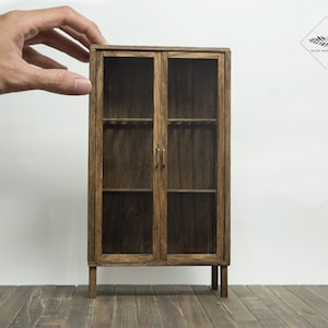 Cupboard, kitchen cabinet, dollhouse furnitures 1:6 scale doll furniture, BJD, roombox, vintage dollhouse, dollhouse miniatures
