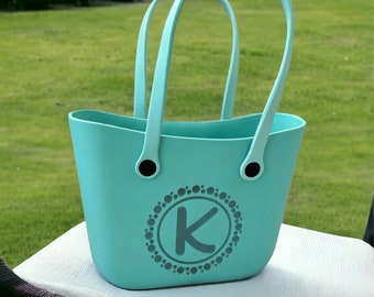 Personalized Monogram Tote Bag | Personalized Graduation Gift | Personalized Beach Bag | Personalized Tote Bag | Waterproof Tote Bag