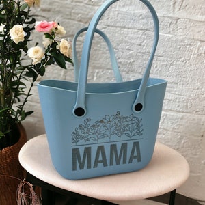 Mama Tote Bag | Personalized Grandparent Gift | Personalized Mothers Day Gift | Personalized Tote Bag | Personalized Beach Bag