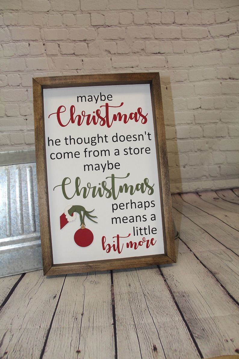 Maybe Christmas Perhaps Means A Little Bit More Farmhouse