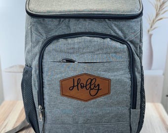Personalized Backpack Cooler | Groomsman Cooler | Hiking Cooler | Bridesmaid Cooler | Lunch Cooler | Personal Cooler