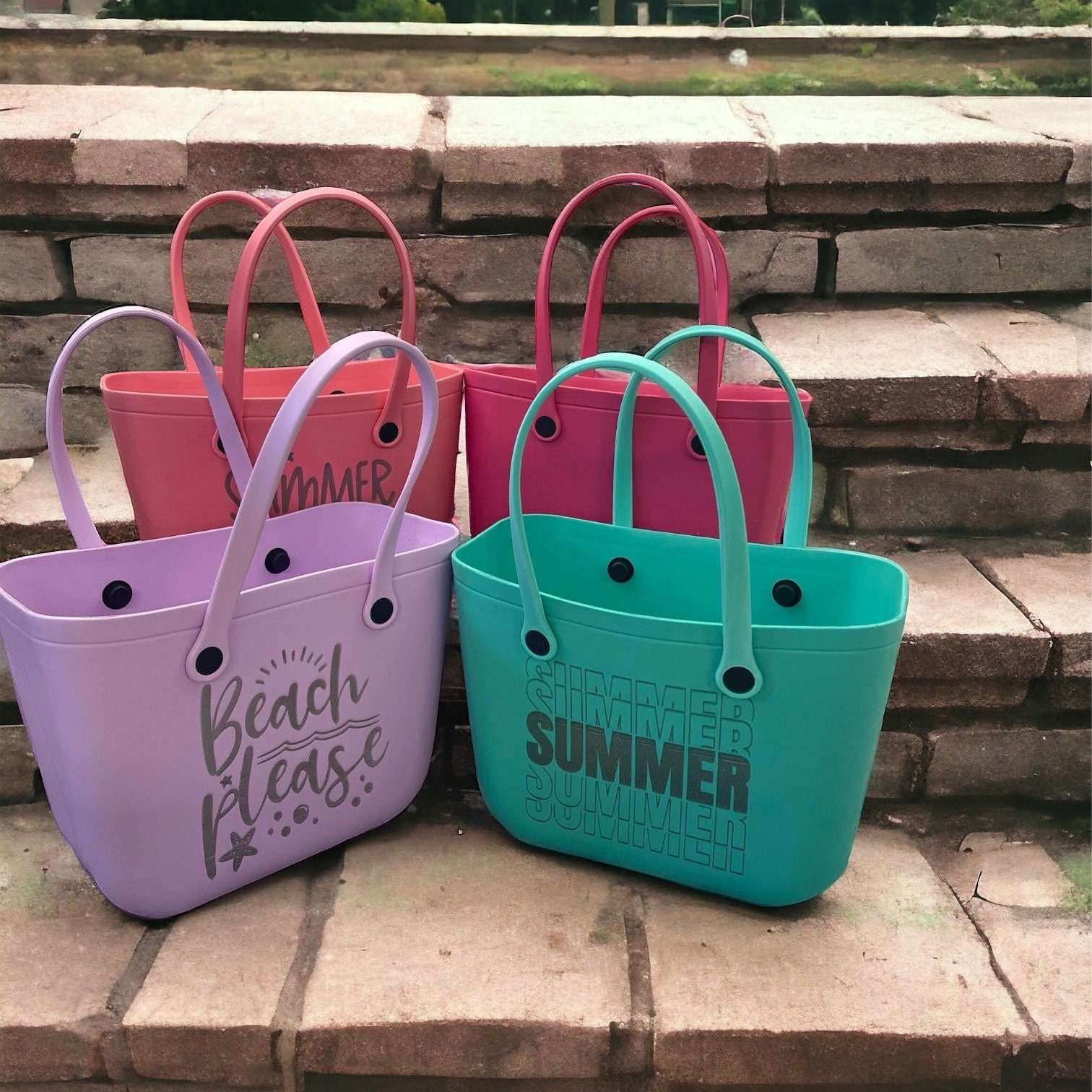 Large Personalized Tote Bag | Personalized Beach Bag | Personalized Tote Bag | Waterproof Tote Bag | Extra Large Engraved Beach Bag